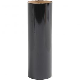 Film décoratif, L : 15,5 cm, ép. 0,02 mm, noir, 50 cm/ 1 rouleau [HOB-283571]