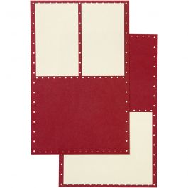 Stickers, d 4 cm, feuille 9x14 cm, 4 flles ass./ 1 Pq. [HOB-28503]