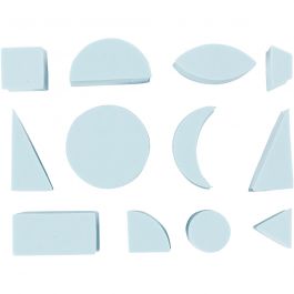 Tampons mousse, H : 25 mm, dim. 15-30 mm, 12 pièces/ 1 Pq. [HOB-28579]