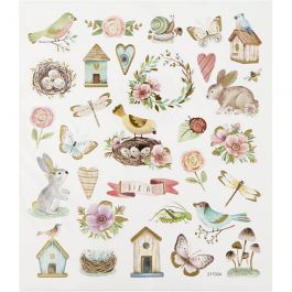 Sticker, Frühling und Ostern, Blatt 15x16,5 cm, 1 Bl. [HOB-29066]