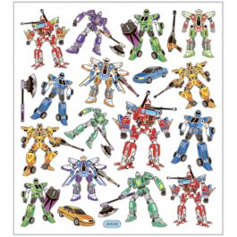 Autocollants, transformers, feuille 15x16,5 cm, 1 flles [HOB-29178]