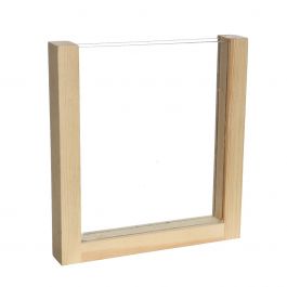 Support en bois pour les fleurs séchées, etc. 21cm de haut (1 pièce.) [IFS-29662]