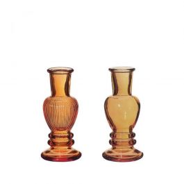 Vase Venedig Bernstein H: 11,3 x Ø5 cm (12 Stück) [IFS-29883]