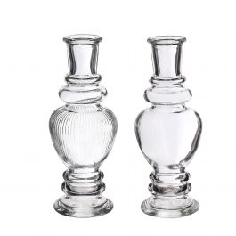 Vase Venice Transparent H: 15,5 x Ø5,7 cm (12 Pcs) [IFS-29890]