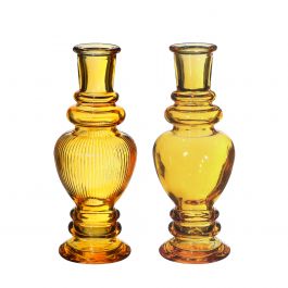 Vase Venice Ocre H: 15,5 x Ø5,7 cm (12 Pcs) [IFS-29892]