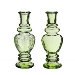 Vase Venice Vert H: 15,5 x Ø5,7 cm (12 Pcs) [IFS-29895]