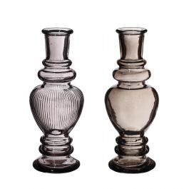Vase Venice Gris H: 15,5 x Ø5,7 cm (12 Pcs) [IFS-29896]