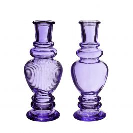 Vase Venice Pourpre H: 15,5 x Ø5,7 cm (12 Pcs) [IFS-29899]