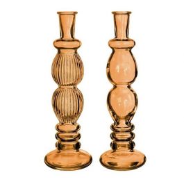 chandelier Florance Ambre H: 28 x Ø9 cm (6 Pcs) [IFS-29913]