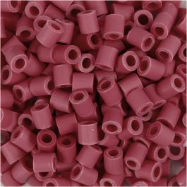 Les Perles NABBI BioBeads, dim. 5x5 mm, diamètre intérieur 2.5 mm, medium, rouge, 3000 pièces/ 1 Pq. [HOB-906777]