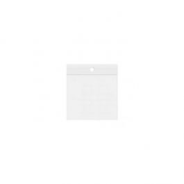 Sachet zip transparent PE-BD avec trou pour suspension 7,6x7,6cm (100 pièces) [2PR33]