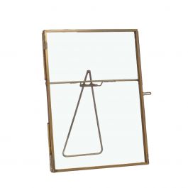 Cadre en métal pour fleurs séchées etc. en laiton 18cm de haut (4 pièces.) [IFS-30250]