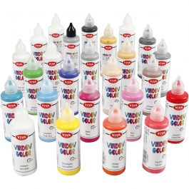 Window Color, ass. de couleurs, 25x90 ml/ 1 Pq. [HOB-304000]
