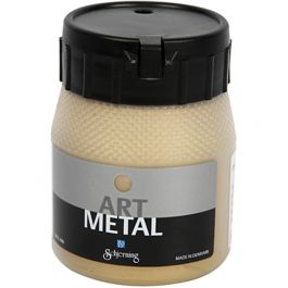 Peinture Acrylique Métallisée, or clair(5102), 250 ml/ 1 flacon [HOB-30700]