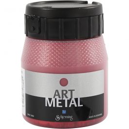 Peinture Acrylique Métallisée, rouge lave(5112), 250 ml/ 1 flacon [HOB-30715]