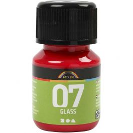 A-Color Glas-/Porzellanfarbe, Rot, 30 ml/ 1 Fl. [HOB-31388]