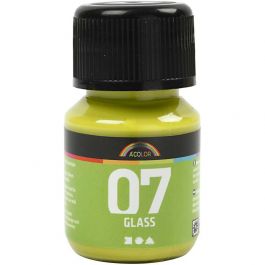 Peinture pour verre A-Color Glass, kiwi, 30 ml/ 1 flacon [HOB-31392]