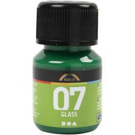Peinture pour verre A-Color Glass, vert brillant, 30 ml/ 1 flacon [HOB-31393]