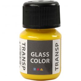 Glass Color transparente, jaune citron, 30 ml/ 1 flacon [HOB-31671]
