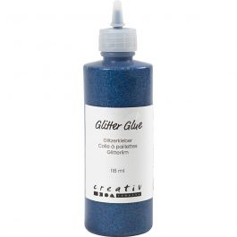 Glitzerkleber, Dunkelblau, 118 ml/ 1 Fl. [HOB-31825]
