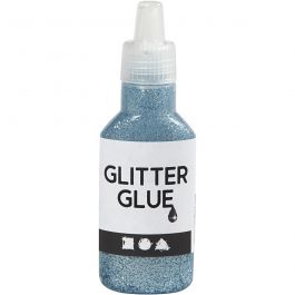 Colle à paillettes, bleu clair, 25 ml/ 1 flacon [HOB-318260]