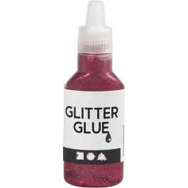 Glitzerkleber, Pink, 25 ml/ 1 Fl. [HOB-318280]