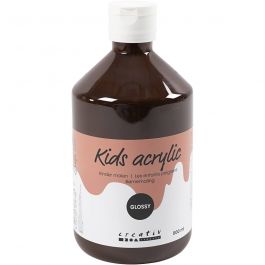 Acrylfarbe Glänzend, Braun, 500ml/ 1 Fl. [HOB-32030]