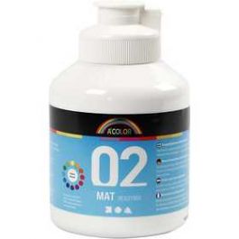 A-Color Mate, blanc, 02 - Mate, 500ml [HOB32102]