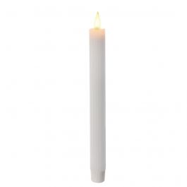 Bougie crayon LED set 6 Ø2,1 h.25cm blanc + télécommande (Ensemble de 6 pcs) [IFS-32599]