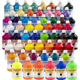 Peinture Acrylique A-color, ass. de couleurs, 57x500 ml/ 1 Pq. [HOB-32599]