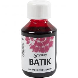 Peinture Batik pour textile, rose, 100 ml/ 1 flacon [HOB-33343]