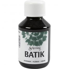Peinture Batik pour textile, vert, 100 ml/ 1 flacon [HOB-33345]
