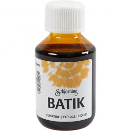 Peinture Batik pour textile, jaune orange, 100 ml/ 1 flacon [HOB-33346]