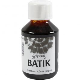 Peinture Batik pour textile, brun, 100 ml/ 1 flacon [HOB-33351]