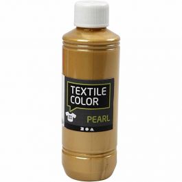 Textile Color, nacré, or, 250 ml/ 1 flacon [HOB-33761]