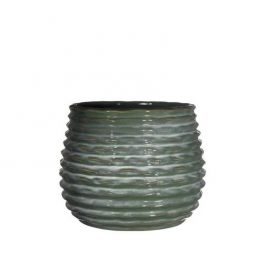 Pot Vert foncé Rise Ø13 x h: 15,5 cm (4 Pcs) [IFS-33955]