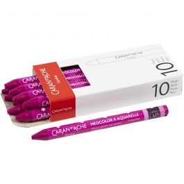 Caran d'Ache Aquarelle Neocolor 2, L : 10 cm, ép. 8,5 mm, crimson (090), 10 pièces/ 1 Pq. [HOB-34058]