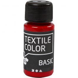 Textilfarbe, Rot, 50 ml/ 1 Fl. [HOB-34202]
