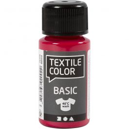 Textilfarbe, Primärrot, 50 ml/ 1 Fl. [HOB-34208]