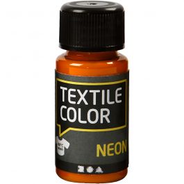 Textile Color, orange néon, 50 ml/ 1 flacon [HOB-342130]