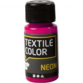 Textile Color, rose néon, 50 ml/ 1 flacon [HOB-342140]
