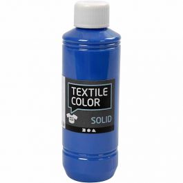 Stoffmalfarbe, Deckend, Brillantblau, 250 ml/ 1 Fl. [HOB-34618]