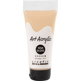 Acrylfarben, Mattglänzend, Deckend, Hellbeige, 75 ml/ 1 Fl. [HOB-35142]