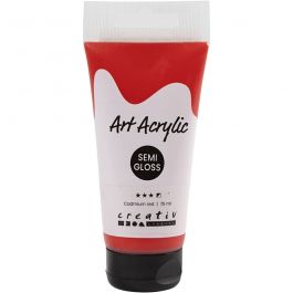 Acrylfarbe, Mattglänzend, Halbdeckend, Kadmiumrot, 75 ml/ 1 Fl. [HOB-35146]