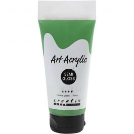 Peinture Acrylique, semi-brillant, semi opaque, Crome Green, 75 ml/ 1 flacon [HOB-35152]