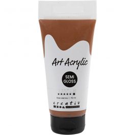 Peinture Acrylique, semi-brillant, opaque, raw sienna, 75 ml/ 1 flacon [HOB-35155]