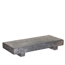 Zementplateau dunkelgrau 8,5x3,5x20 cm (4 Stück) [IFS-36053]