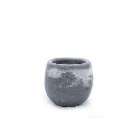 Bol aromatique Gris foncé Parfum de lavande Ø9x8 cm (6 Pcs) [IFS-36213]