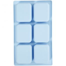 Moule en silicone, H : 2,5 cm, L : 7 cm, L : 5,9 cm, 100 ml, 1 pièce [HOB-371812]