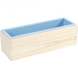 Moule en silicone, H : 8 cm, L : 27,5 cm, L : 8,6 cm, 1500 ml, 1 pièce [HOB-371813]